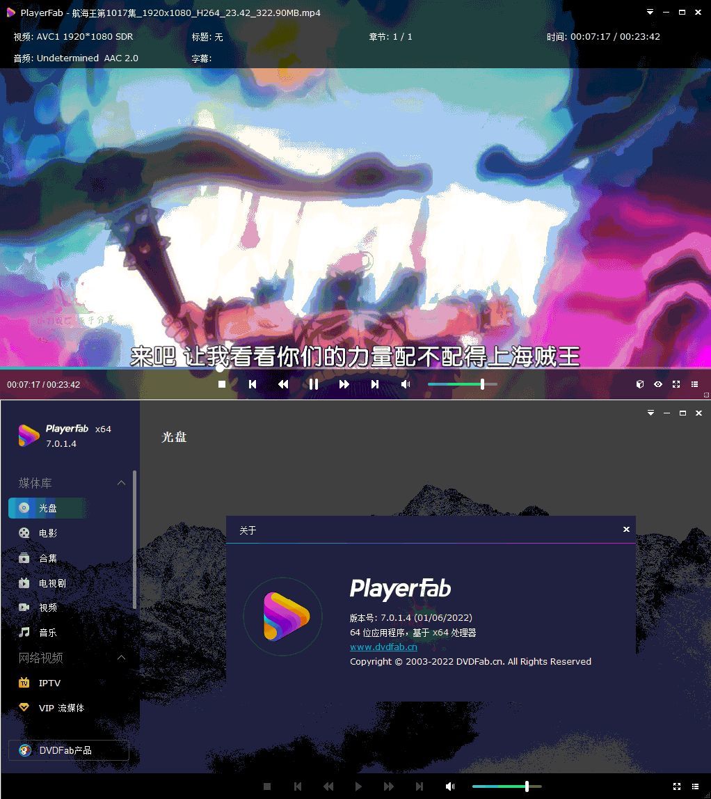 DVDFab Player 7.0.5.4中文版-赚钱网